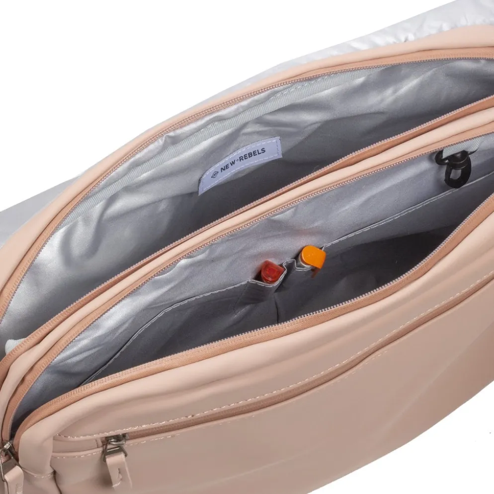 New Rebels ® William - Schoudertas - Old Pink 10L - Waterafstotend