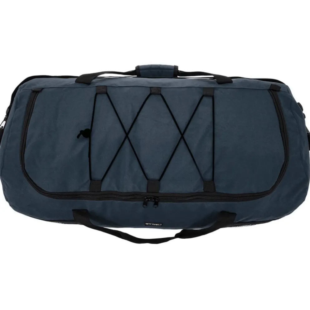 New Rebels Airmont Newark Navy 110L Rollable Trolley Weekendtas Waterafstotend