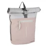 New Rebels Backham New York Oudroze 21L Rolltop Rugzak Waterafstotend Laptop 15.6"