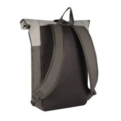New Rebels Backham New York Taupe 21L Rolltop Rugzak Waterafstotend Laptop 15.6"