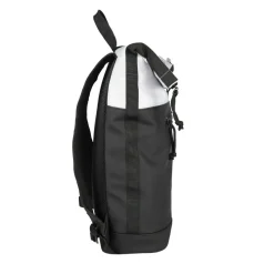 New Rebels Backham New York Zwart Reflectie 21L Rolltop Rugzak Waterafstotend Laptop 15.6