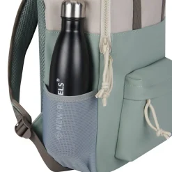New Rebels Backham Springfield  Salie Groen 16L Rugzak Waterafstotend Laptop 14