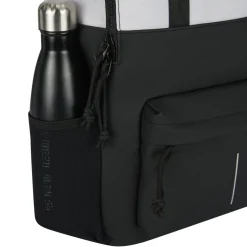 New Rebels Backham Springfield Reflectie Zwart 16L Rugzak Waterafstotend Laptop 14