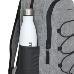 New Rebels Barto Waltham Antraciet 25L Rugzak Waterafstotend Laptop 15.6