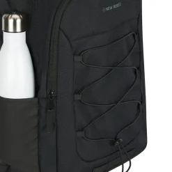 New Rebels Barto Waltham Zwart 25L Rugzak Waterafstotend Laptop 15.6