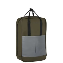 New Rebels Bowie Cape Coral Olijf Groen 15L Rugzak Reflectie Waterafstotend Laptop 13.3