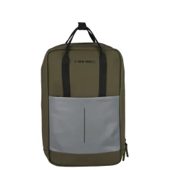 New Rebels Bowie Cape Coral Olijf Groen 15L Rugzak Reflectie Waterafstotend Laptop 13.3