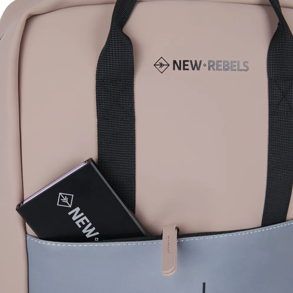 New Rebels Bowie Cape Coral Oudroze 14L Rugzak Reflectie Waterafstotend Laptop 13"