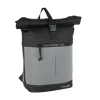 New Rebels Bowie New York Zwart 21L Rugzak Rolltop Reflectie Waterafstotend Laptop 15.6"