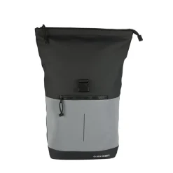 New Rebels Bowie New York Zwart 21L Rugzak Rolltop Reflectie Waterafstotend Laptop 15.6
