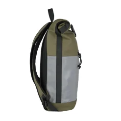 New Rebels Bowie New York Olijf Groen 21L Rugzak Rolltop Reflectie Waterafstotend Laptop 15.6
