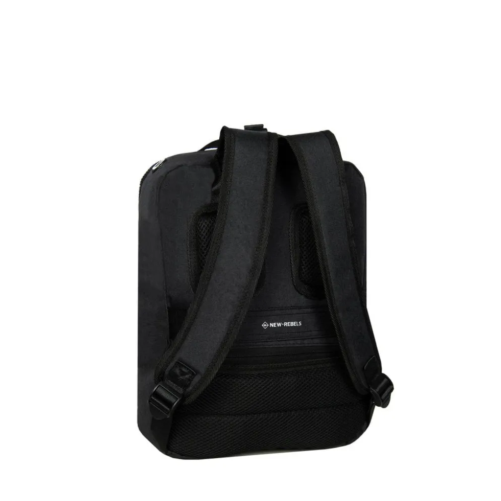 New Rebels Boyan Chicago Zwart 9L Rugzak Gerecycled Nylon