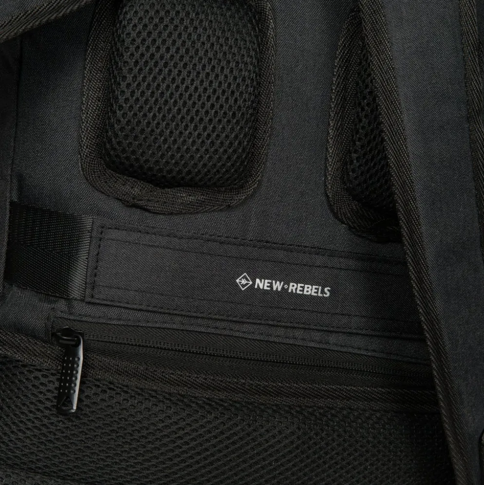 New Rebels Boyan Chicago Zwart 9L Rugzak Gerecycled Nylon