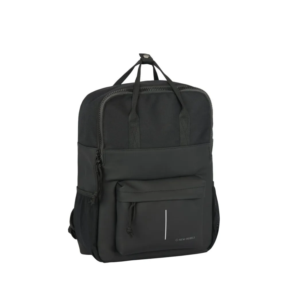 New Rebels Bruce Chicago Zwart 17L Rugzak Waterafstotend Laptop 14"