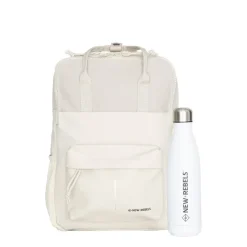 New Rebels Bruce Chicago Beige 17L Rugzak Waterafstotend Laptop 14