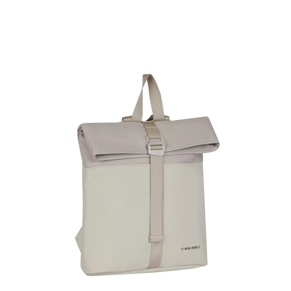 New Rebels Bruce Los Angeles Beige 7L Rolltop Rugzak Waterafstotend