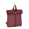 New Rebels Bruce Los Angeles Burgundy 7L Rolltop Rugzak Waterafstotend