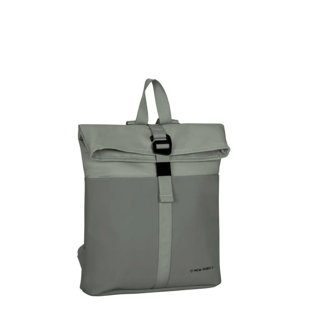 New Rebels Bruce Los Angeles Antraciet 7L Rolltop Rugzak Waterafstotend