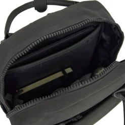 New Rebels Bruce Miami Rugzak 9L Waterafstotende Laptop Rugtas 13 inch Schooltas en Werktas van PU Nylon Comfortabel Comp 9L Antracite