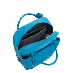 New Rebels Bruce Miami Rugzak 9L Waterafstotende Laptop Rugtas 13 inch Schooltas en Werktas van PU Nylon Comfortabel Comp 9L Turquoise