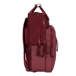 New Rebels Bruce Milwaukee Burgundy 18L Rugzak Waterafstotend Laptop 15.6