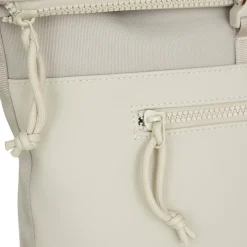 New Rebels Bruce New York Beige 21L Rolltop Rugzak Waterafstotend Laptop 15.6
