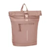 New Rebels Bruce New York Oudroze 21L Rolltop Rugzak Waterafstotend Laptop 15.6"