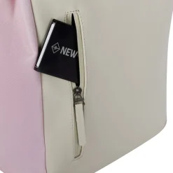 New Rebels Ceres Dothan Roze Beige 15L Rugtas met Flap Waterafstotend Laptop 15.6