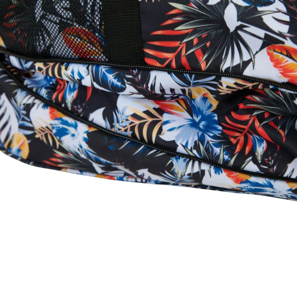New Rebels Cranford Newark Flower oprolbare reistas met 2 wielen - 110L vergrootbare tas met handgrepen en ritssluiting - lichtgewicht