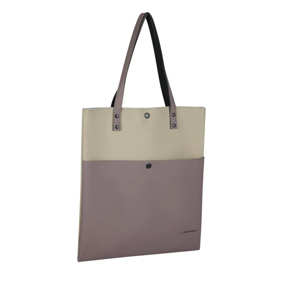 New Rebels Fane Kileen Oudpaars 6L Shopper Waterafstotend Laptop 13"