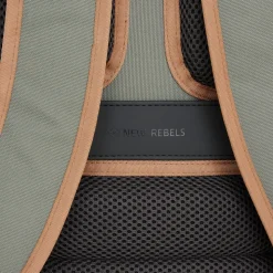 New Rebels Ferron Miami Rugzak 9L Waterafstotende Laptop Rugtas 13 inch Schooltas en Werktas van PU Nylon Comfortabel Antracite
