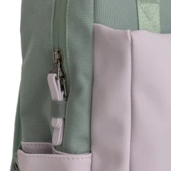 New Rebels Ferron Miami Rugzak 9L Waterafstotende Laptop Rugtas 13 inch Schooltas en Werktas van PU Nylon Comfortabel Lila
