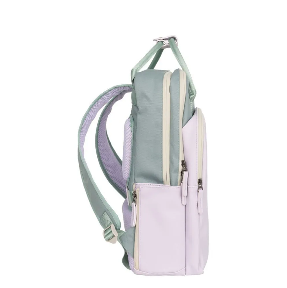 New Rebels Ferron Milwaukee 19 Liter Laptop Backpack – Water-Resistant PU, Suitable for 15.6″ Laptop, 19L, Lilac