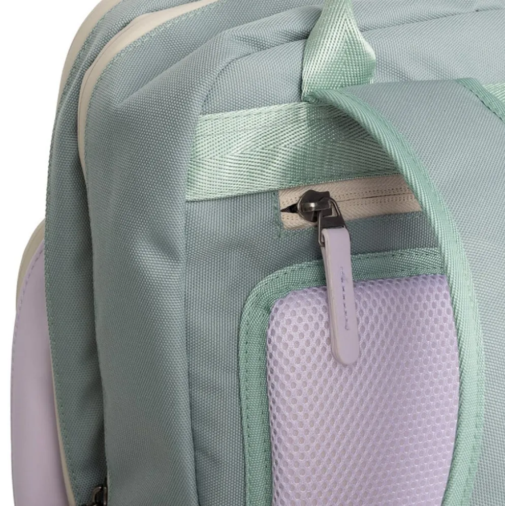 New Rebels Ferron Milwaukee 19 Liter Laptop Backpack – Water-Resistant PU, Suitable for 15.6″ Laptop, 19L, Lilac
