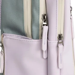 New Rebels Ferron Milwaukee 19 Liter Laptop Backpack – Water-Resistant PU, Suitable for 15.6″ Laptop, 19L, Lilac