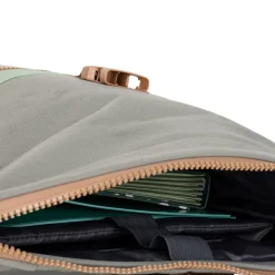 New Rebels Ferron New York Rolltop Rugzak 16L Laptop Werktas / Schooltas  Sage Green