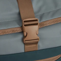 New Rebels Ferron New York Rolltop Rugzak 16L – Rolltop Werktas / Schooltas Laptop Rugtas  Petrol