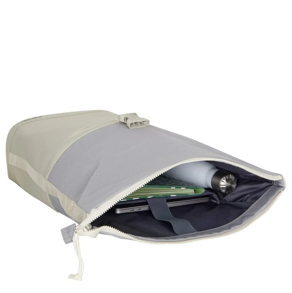 New Rebels Ferron New York Rolltop Rugzak 16L – Rolltop Werktas / Schooltas Laptop Rugtas Beige