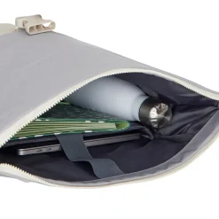 New Rebels Ferron New York Rolltop Rugzak 16L – Rolltop Werktas / Schooltas Laptop Rugtas Beige