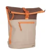 New Rebels Ferron New York Rolltop Rugzak 16L – Rolltop Werktas / Schooltas Laptop Rugtas  Coffee