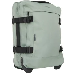 New Rebels Gassaway Trolley 35L Stevige Lichtgewicht reiskoffer met Dubbele Wielen Salie Groen
