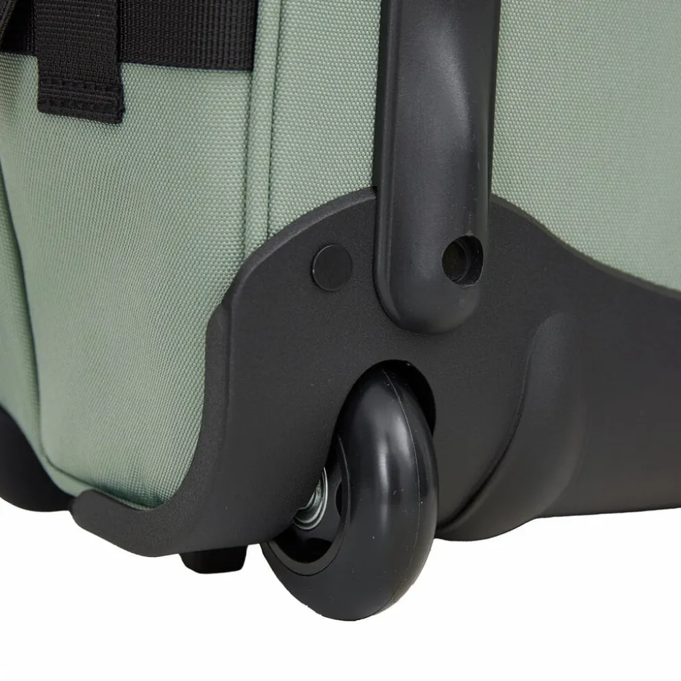 New Rebels Gassaway Trolley 35L Stevige Lichtgewicht reiskoffer met Dubbele Wielen Salie Groen