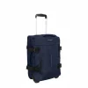 New Rebels Gassaway Trolley 35L Stevige Lichtgewicht reiskoffer met Dubbele Wielen Navy Blue