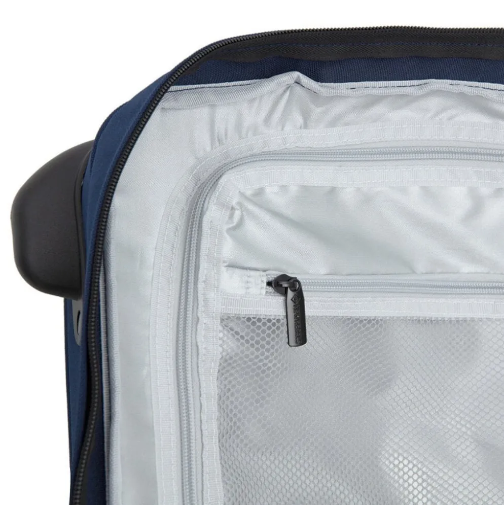 New Rebels Gassaway Trolley 35L Stevige Lichtgewicht reiskoffer met Dubbele Wielen Navy Blue