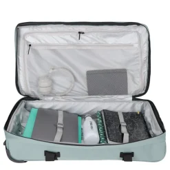 New Rebels Gassaway Trolley XXL | Grote Reiskoffer 73L | Lichtgewicht Koffer met Dubbele Wielen | 70x39x27 cm | Salie groen