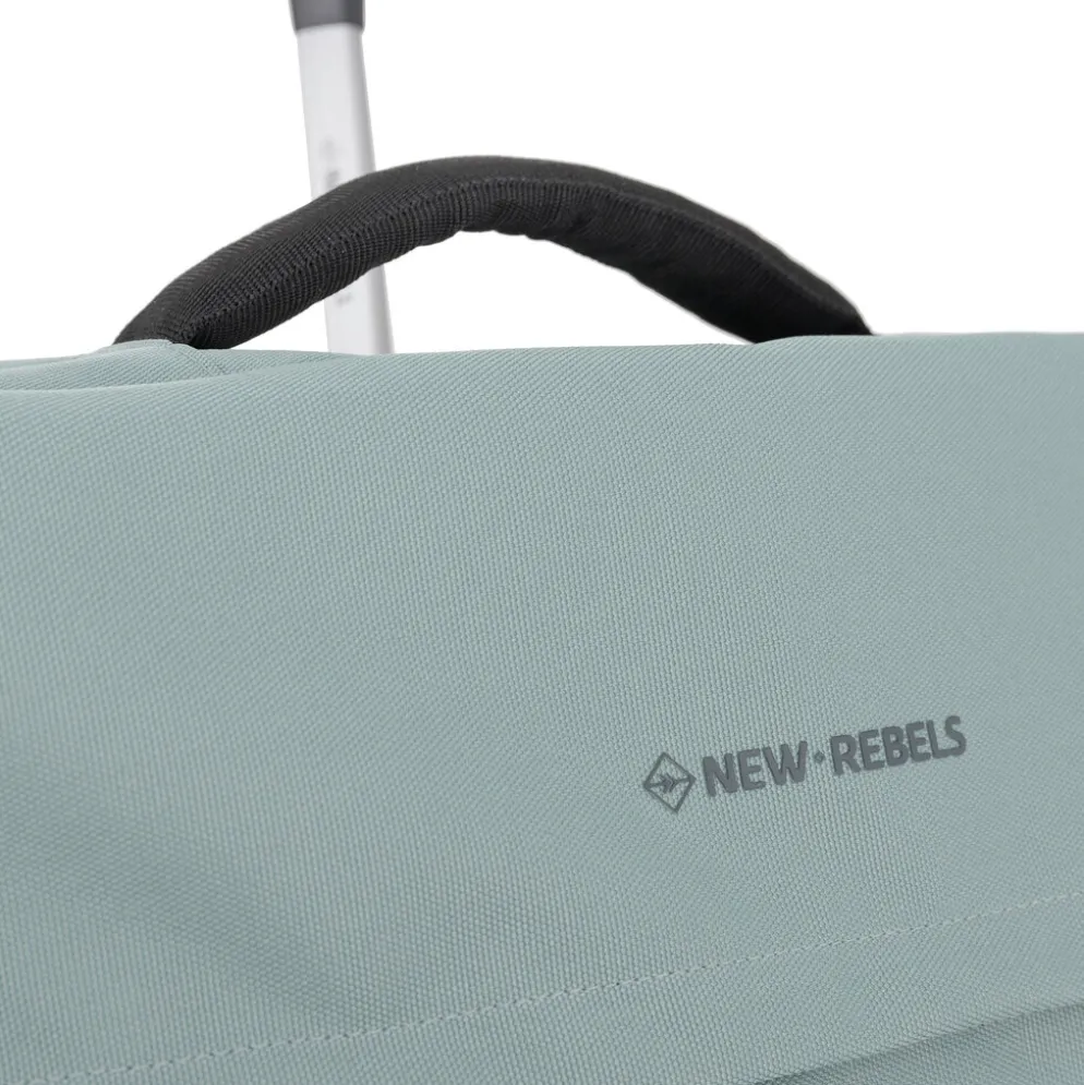 New Rebels Gassaway Trolley XXL | Grote Reiskoffer 73L | Lichtgewicht Koffer met Dubbele Wielen | 70x39x27 cm | Salie groen