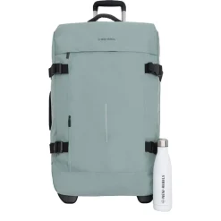 New Rebels Gassaway Trolley XXL | Grote Reiskoffer 73L | Lichtgewicht Koffer met Dubbele Wielen | 70x39x27 cm | Salie groen