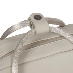 New Rebels Harper Miami Rugzak 9L Waterafstotende Laptop Rugtas 13 inch Schooltas en Werktas van PU Comfortabel Beige