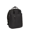New Rebels Harper Miami Rugzak 9L Waterafstotende Laptop Rugtas 13 inch Schooltas en Werktas van PU Comfortabel Zwart