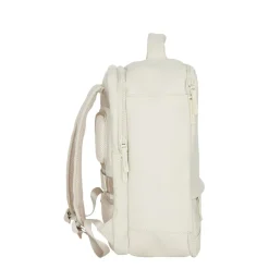 New Rebels Jessi Easton Underseater Rugzak 17L Waterafstotend PU Handbagage 40x30x20 Airline Tas 15.6 inch Laptopvak Beige